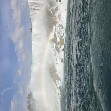 rainbow at niagra falls